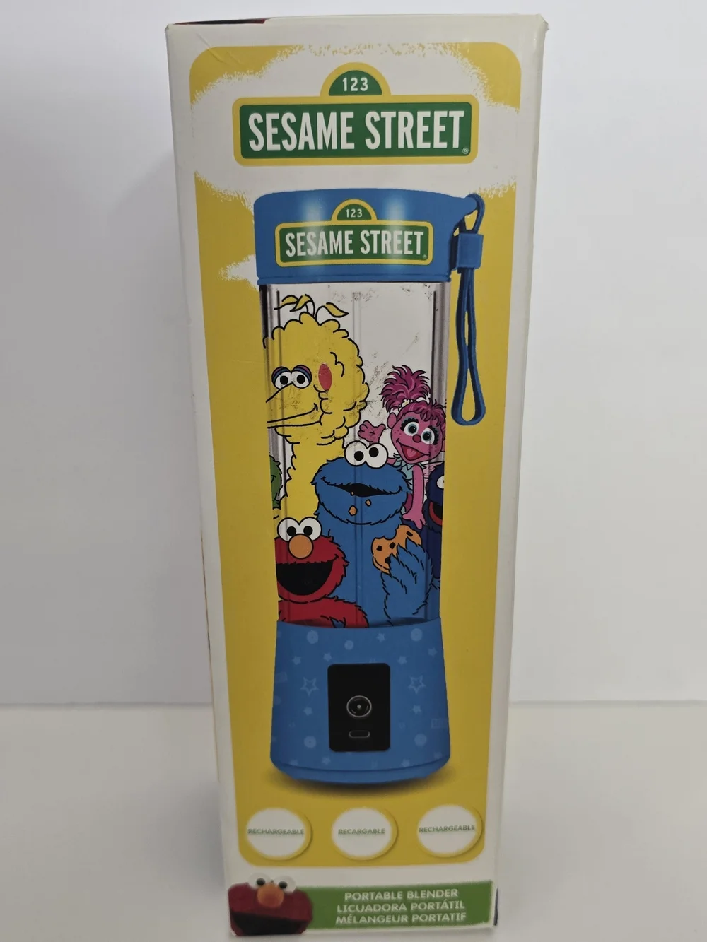 Sesame Street  Big Bird Cookie Monster Elmo  Rechargeable Portable Blender